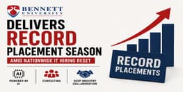 Bennett University Delivers Record Placement Season Amid Nationwide IT Hiring Reset Powered by AI Consulting and Deep Industry Collaboration